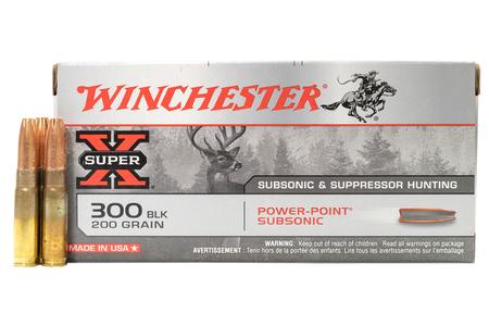 WINCHESTER AMMO 300 Blackout 200 gr Power Point Subsonic Super X 20/Box