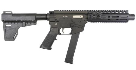 FREEDOM ORDNANCE FX-9 9mm AR-Style Pistol with Stabilizing Arm Brace