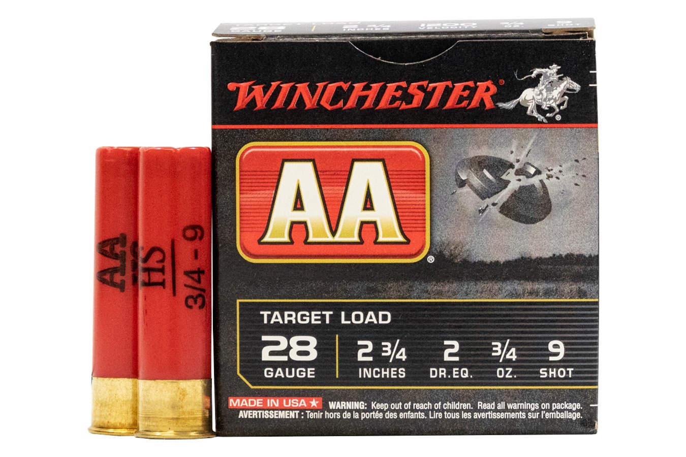 WINCHESTER AMMO 28 GA 2-3/4 IN 3/4 OZ TARGET