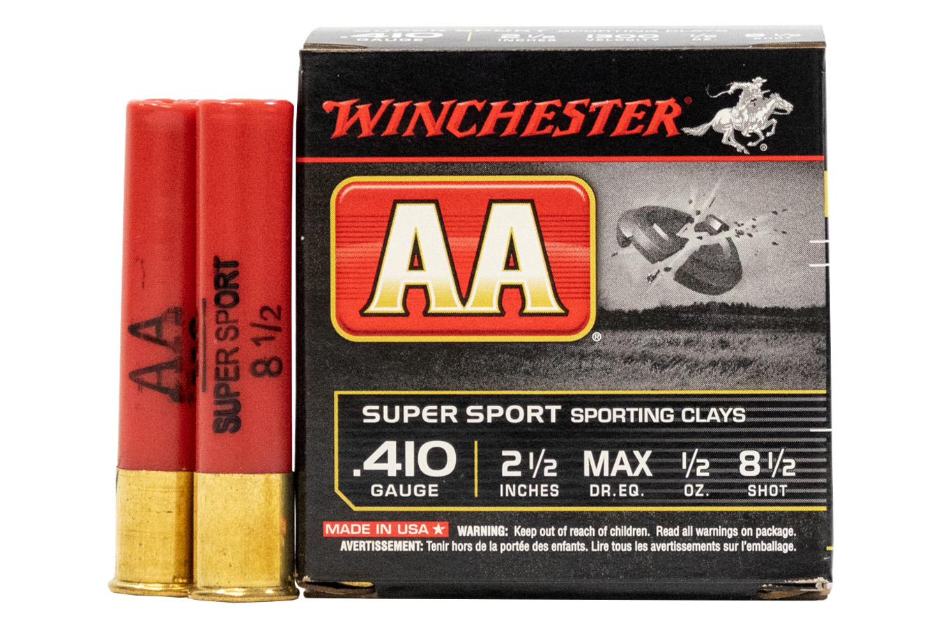 WINCHESTER AMMO 410 GA 2-1/2 IN 1/2 OZ SPORTING CLAYS