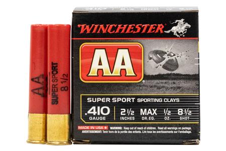 WINCHESTER AMMO 410 Gauge 2 1/2 in 1/2 oz 8 1/2 Shot - AA Super Sport 25/Box