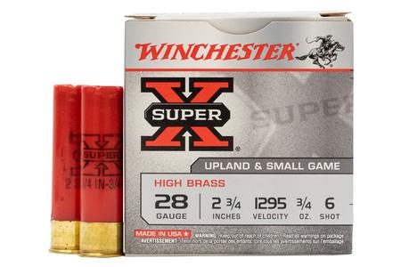 WINCHESTER AMMO 28 Gauge 2 3/4 in 3/4 oz 6 Shot - Super X 25/Box
