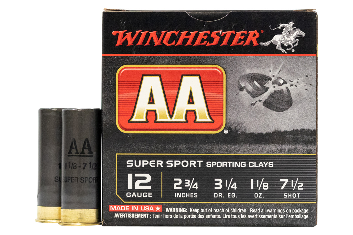 WINCHESTER AMMO 12 GA 2-3/4 IN 1-1/8 OZ SPORTING CLAYS