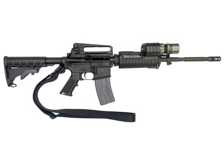 SMITH AND WESSON MP15 5.56 NATO Police-Trade Rifles with Surefire M500A Forend