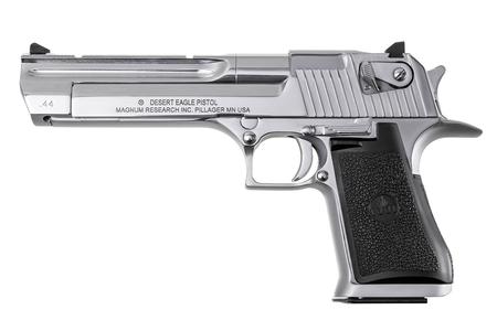MAGNUM RESEARCH Desert Eagle Mark XIX 44 Mag Pistol with Polished Chrome Finish (No Top Rail)