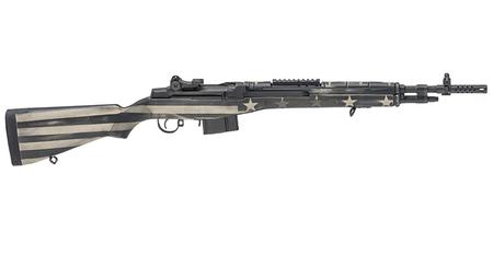 SPRINGFIELD M1A Scout Squad 308 with Sand/Black American Flag Stock