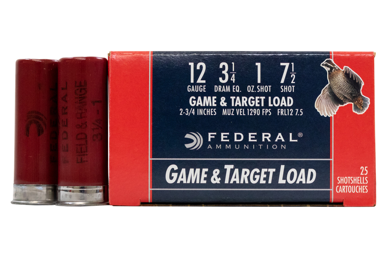 FEDERAL AMMUNITION 12 GA 3-1/4 DE 1 OZ 7.5 FIELD RANGE