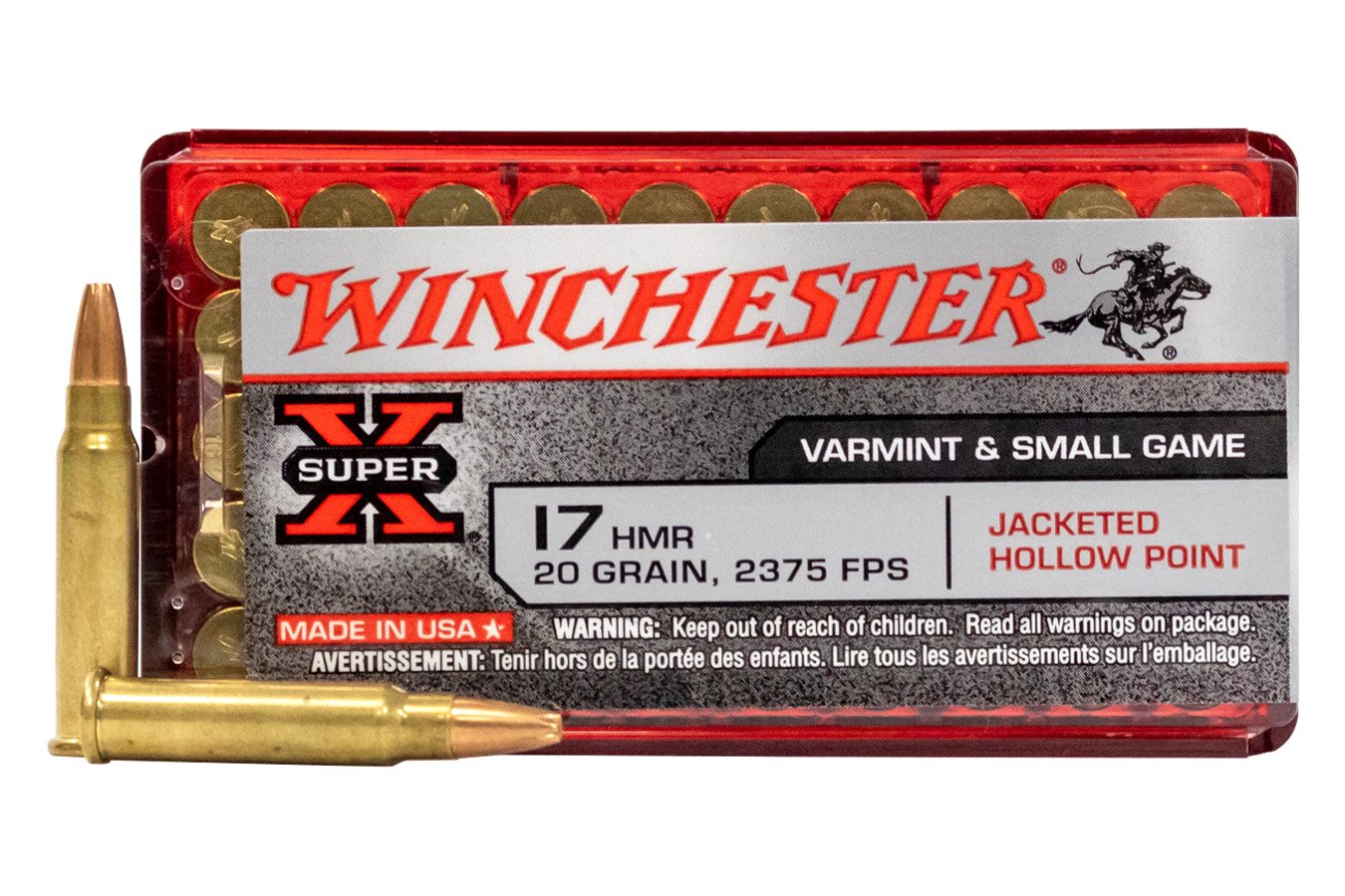 WINCHESTER AMMO 17 HMR 20 GR XTP SUPER-X