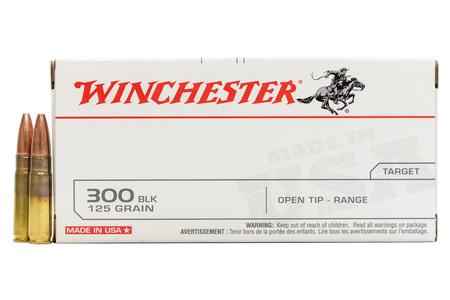 WINCHESTER AMMO 300 AAC BLACKOUT 125 GR OPEN TIP RANGE 20/BOX