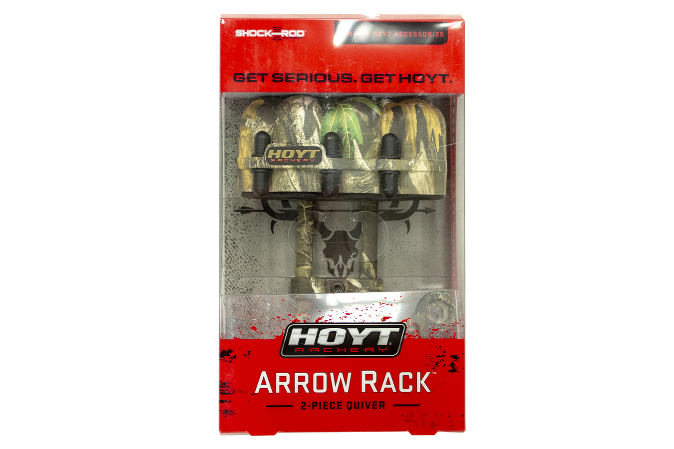 Hoyt Arrow Rack 2 Piece 6 Arrow Quiver in Edge Camo Vance Outdoors