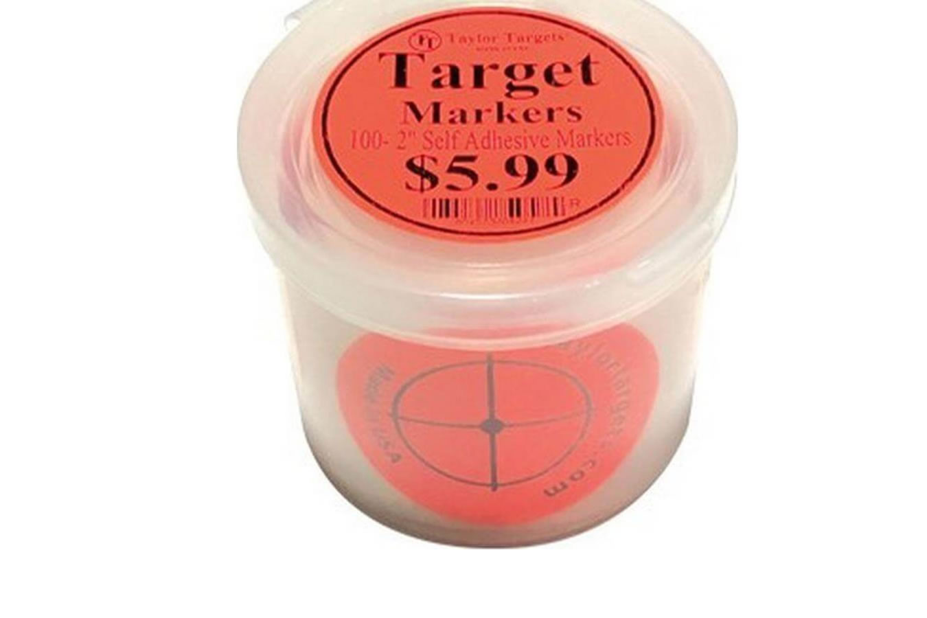 Taylor Targets Red Target Markers (100/Roll) Vance Outdoors