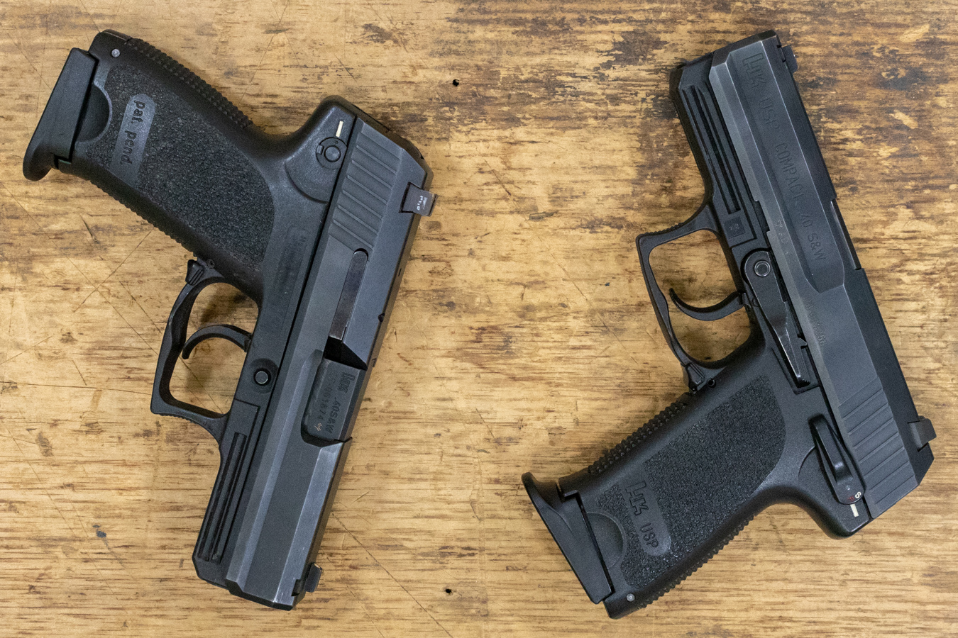 HK USP 40 S&W Compact Police-Trade Pistols (Fair Condition