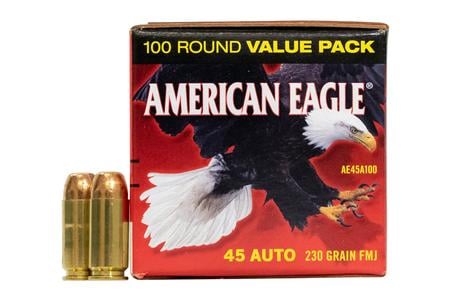 Federal 45 Auto 230 gr FMJ American Eagle 100/Box