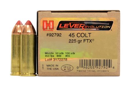 HORNADY 45 Colt 225 gr FTX LEVERevolution 20/Box