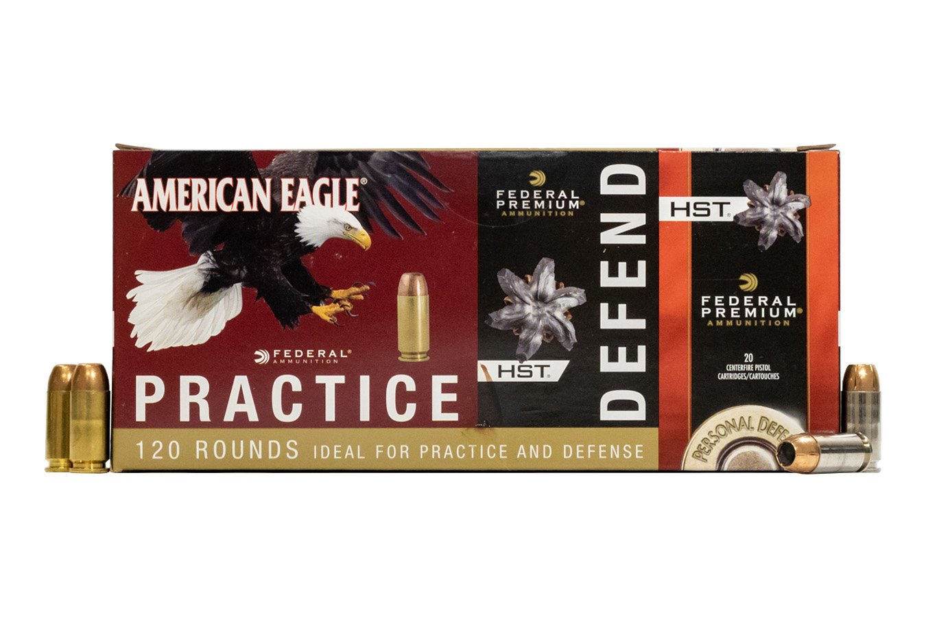 FEDERAL AMMUNITION 40 SW 180 GR PRACTICE/DEFEND 120 RD VALUE PACK