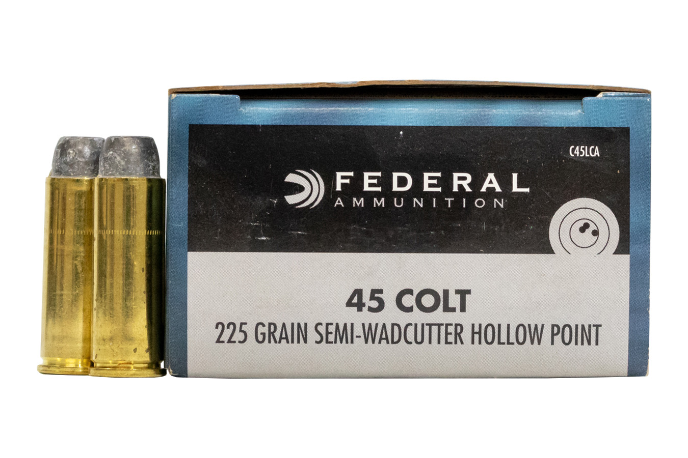 FEDERAL AMMUNITION 45 COLT 225 GR SEMI WADCUTTER HP CHAMPION