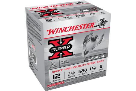 Winchester 12 GA 3 1/2 Inch 3/8 oz #2 25/Box