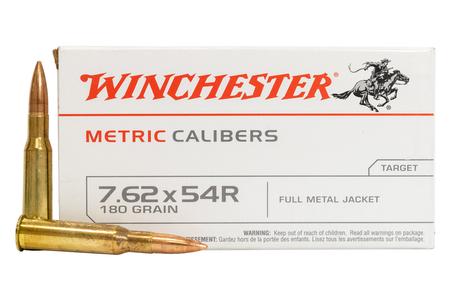 WINCHESTER AMMO 7.62x54R 180 gr FMJ 20/Box