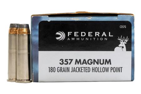 FEDERAL AMMUNITION 357 Magnum 180 gr JHP Power Shok 20/Box