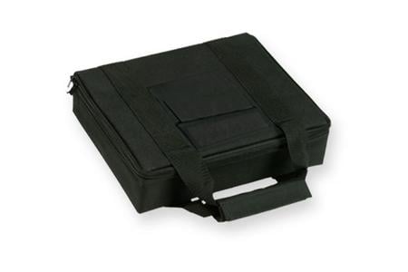 11X9 BLACK NYLON 2 PISTOL CASE LOCK ZIP