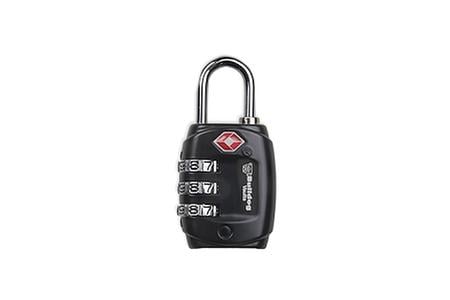 SINGLE PACK TSA LOCK W/STEEL SHANK