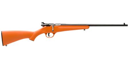 SAVAGE Rascal Youth 22LR Bolt Action Rimfire Rife with Orange Stock