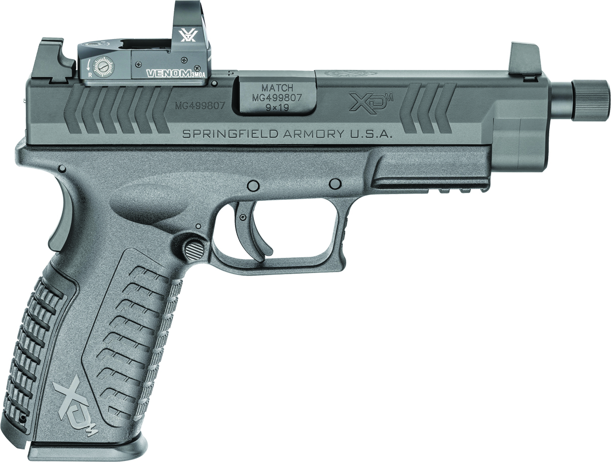 Springfield XDM OSP 9mm 4.5 FullSize Pistol with Threaded Barrel and