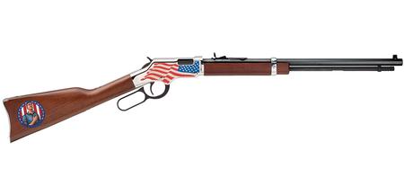 HENRY REPEATING ARMS Golden Boy 22LR Stand for the Flag Lever Action Heirloom Rifle