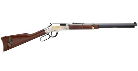 HENRY REPEATING ARMS Golden Boy 22LR God Bless America Lever Action Heirloom Rifle