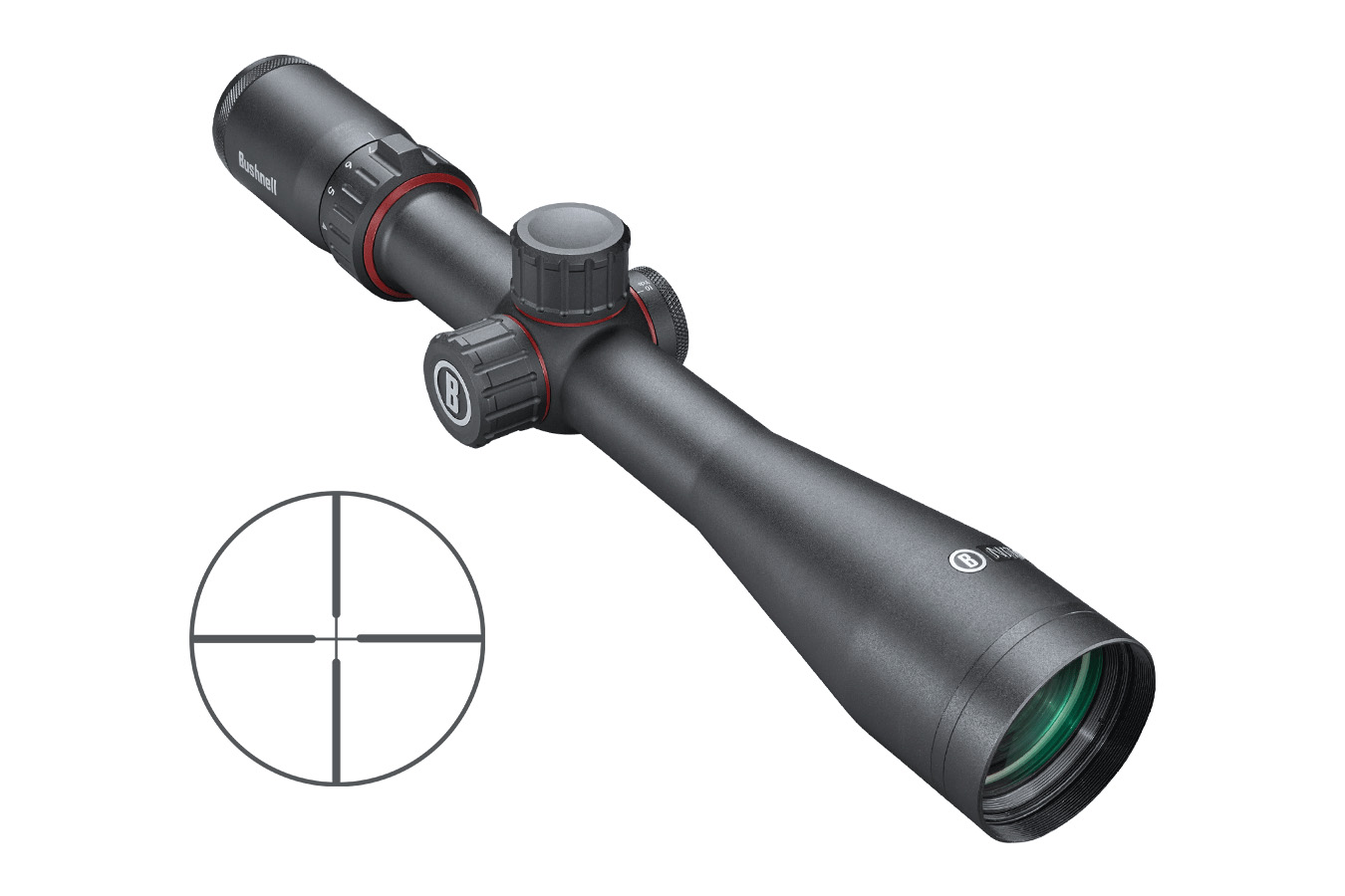 BUSHNELL NITRO 4-16X44 SFP MULTI X RETICLE BLACK