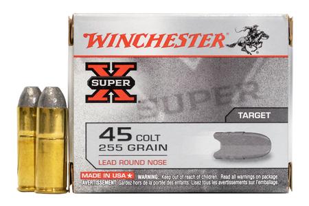 Winchester 45 Colt 255 gr Lead Round Nose Super X 20/Box