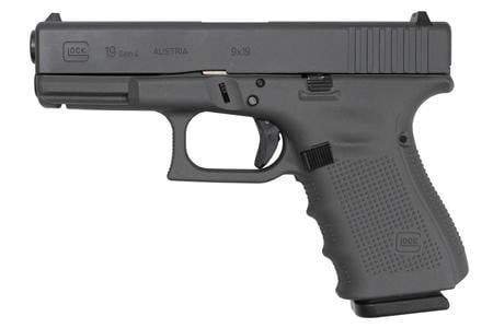 GLOCK 19 Gen4 9mm 15-Round Pistol with Sniper Gray Finish