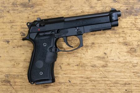 BERETTA 92G 9mm Semi-Auto Police Trade-In Pistol with Crimson Trace Grip (Good Condition)