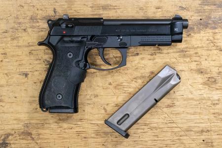 BERETTA 92G 9mm Semi-Auto Police Trade-In Pistol with Crimson Trace Grip (Very Good Condition)