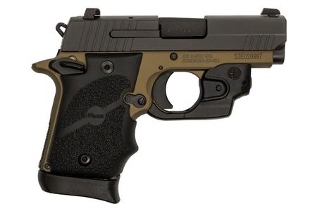 SIG SAUER P938 Desert Bronze Two-Tone 9mm with Sig Lima-38 Laser