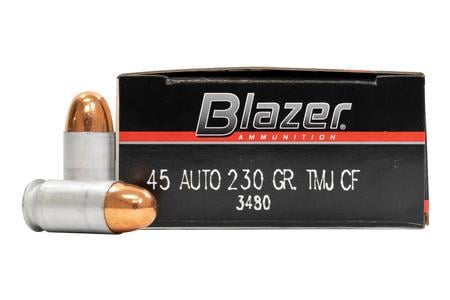 CCI AMMUNITION 45 ACP 230 gr TMJ Clean Fire Blazer 50/Box