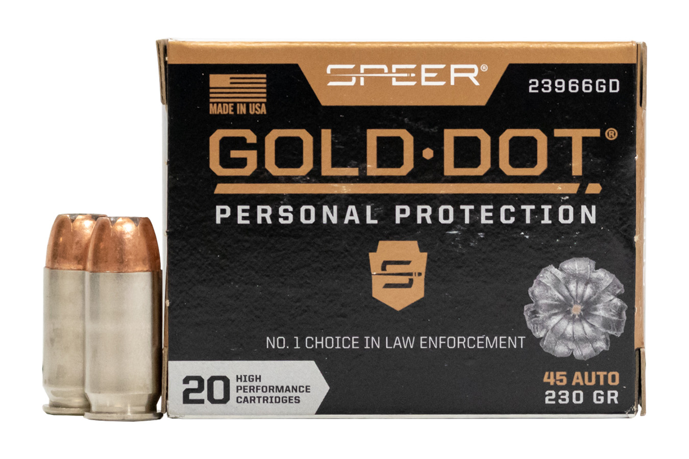 SPEER AMMUNITION 45 AUTO 230 GR GDHP