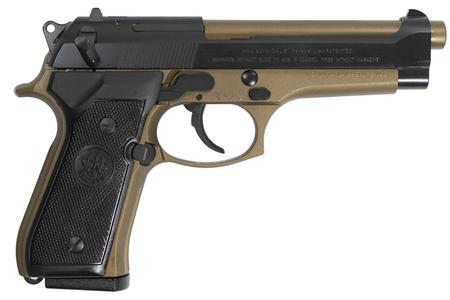 BERETTA 92FS 9mm DA/SA Pistol with Burnt Bronze Frame