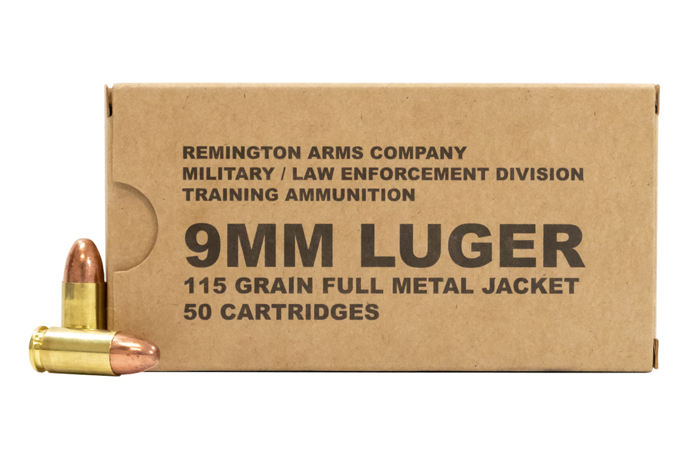 REMINGTON 9MM 115 GR FMJ MIL/LE TRAINING