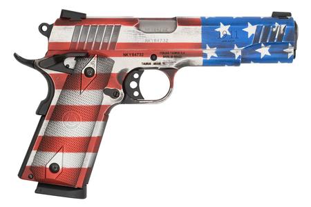 TAURUS PT1911 45 ACP Full-Size Pistol with Cerakote US Flag Finish