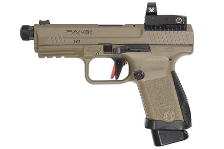 CANIK TP9 Elite Combat 9mm Flat Dark Earth Pistol w/ Threaded Barrel and Vortex Venom