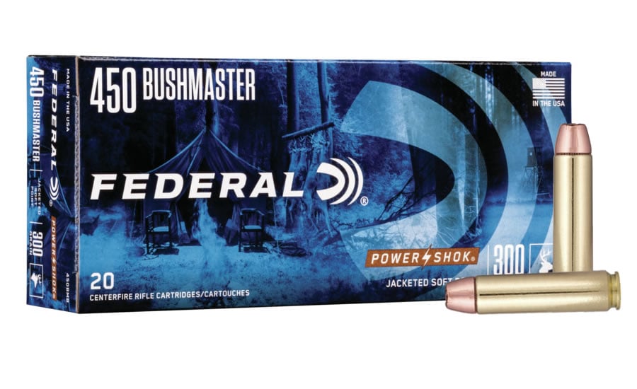 FEDERAL AMMUNITION 450 BUSHMASTER 300 GR SP POWER-SHOK