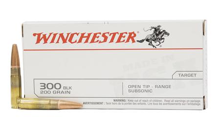 Winchester 300 Blackout 200 gr Open Tip Subsonic 20/Box
