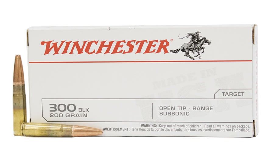 WINCHESTER AMMO 300 BLACKOUT 200 GR FMJOT USA