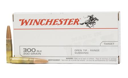 WINCHESTER AMMO 300 Blackout 200 gr Open Tip Subsonic 20/Box