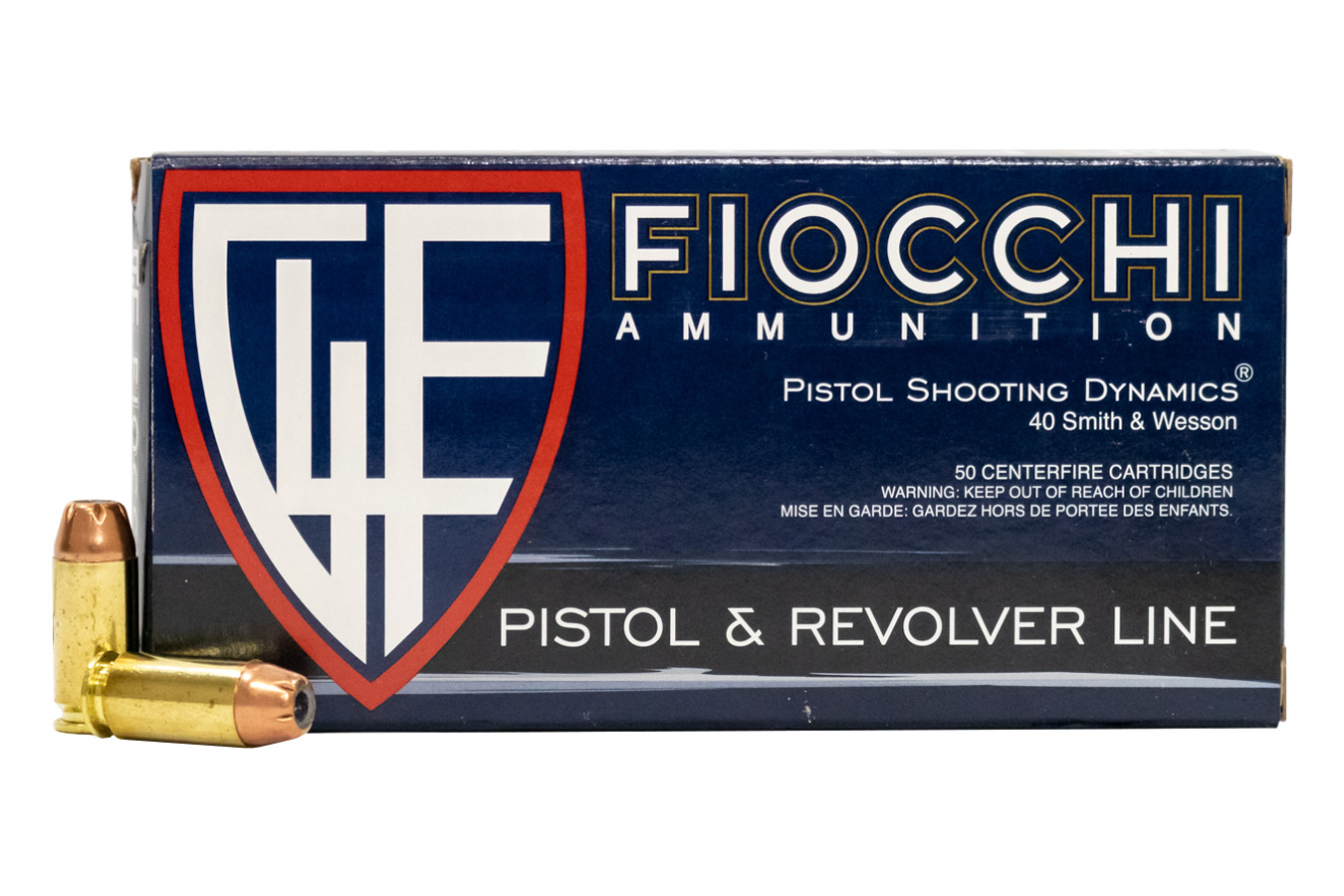 FIOCCHI 40 SW 165 GR JHP