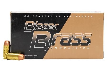 CCI AMMUNITION 40SW 180 GR FMJ Blazer Brass Police Trade-In Ammo 50/Box