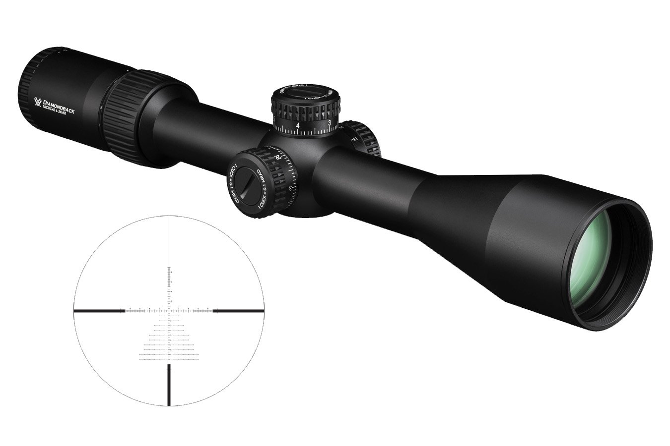 VORTEX OPTICS DIAMONDBACK TACTICAL 6-24X50 EBR-2C MRAD