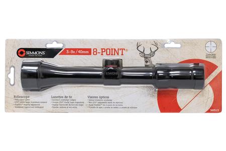 SIMMONS 8-Point 3-9x40 Riflescope with Truplex Reticle
