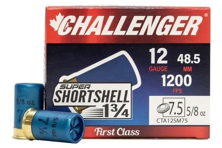 CHALLENGER AMMO 12 Gauge Super Shortshell 1 3/4 in 5/8 oz - 20/Box